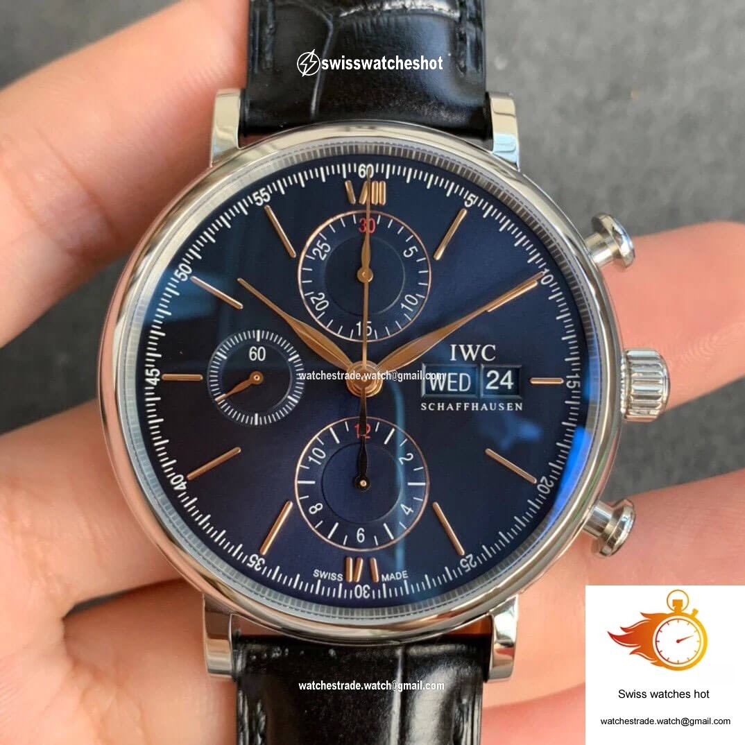 IWC Portofino IW391036 ZF Factory Stainless Steel Blue Dial 1