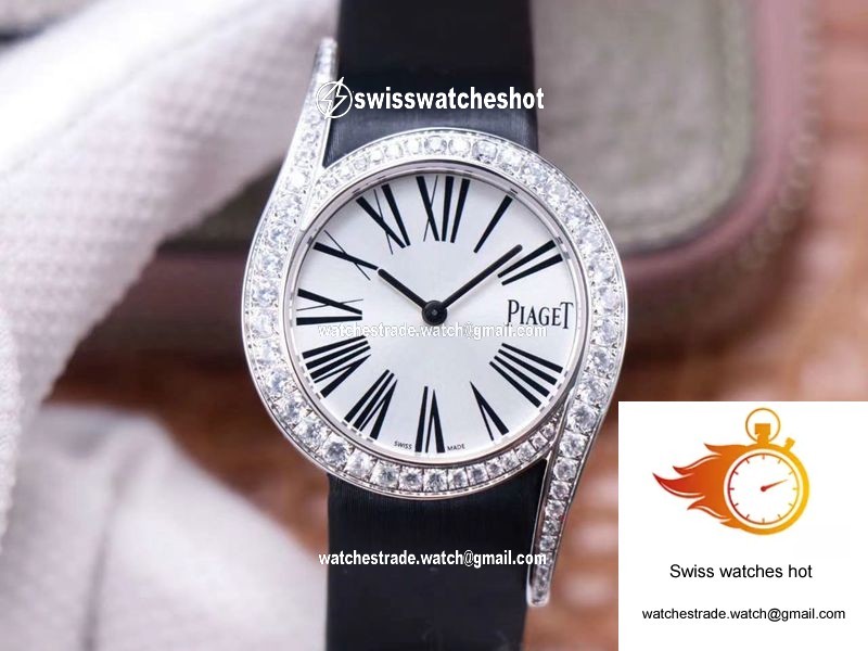 Piaget Limelight Gala Quartz Watch G0A42150 ZF Factory White Gold Diamond 1