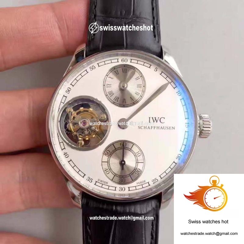 IWC Portugieser Tourbillon Regulator IW544603 YL Factory White Dial 1