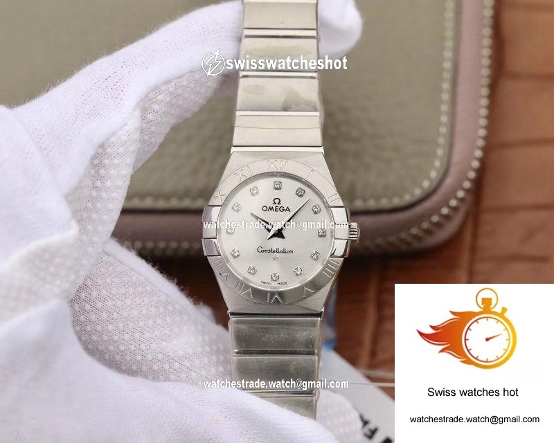 Omega Constellation Ladies 123.10.27.60.55.001 TW Factory Silver Dial 1