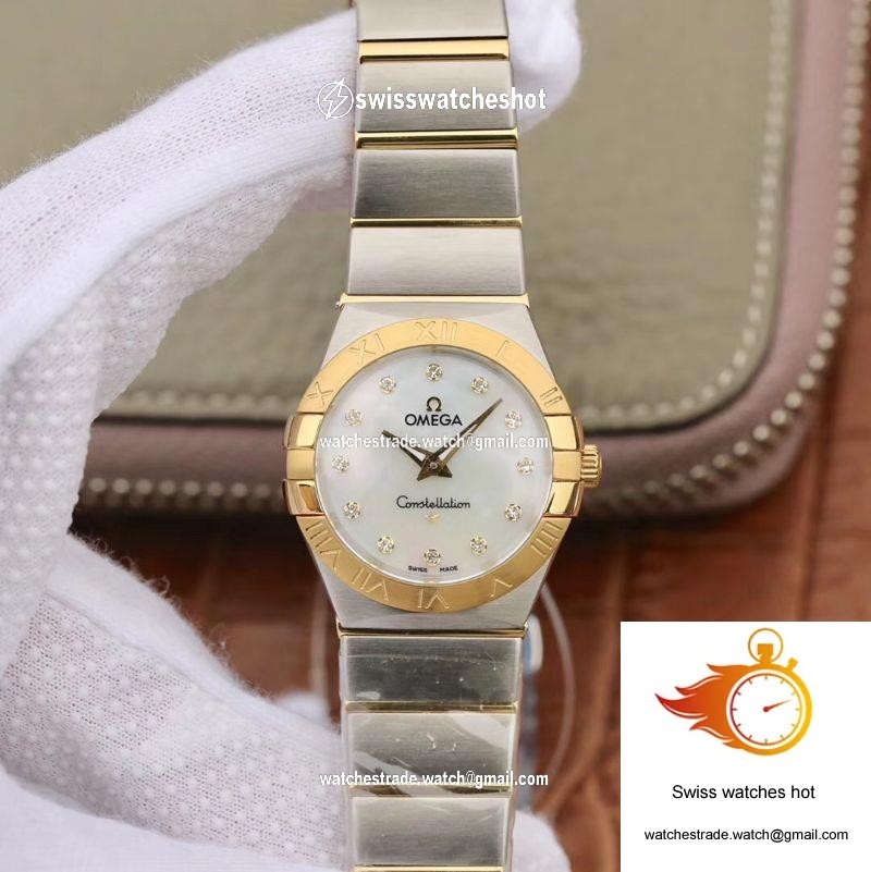 Omega Constellation Ladies 1371.71.00 TW Factory White Mother-Of-Pearl Dial 1