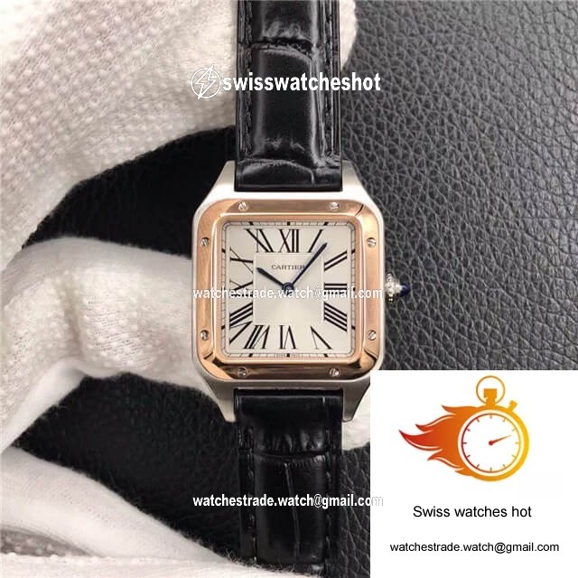 Cartier Santos W2SA0012 Ladies Silver Dial 1