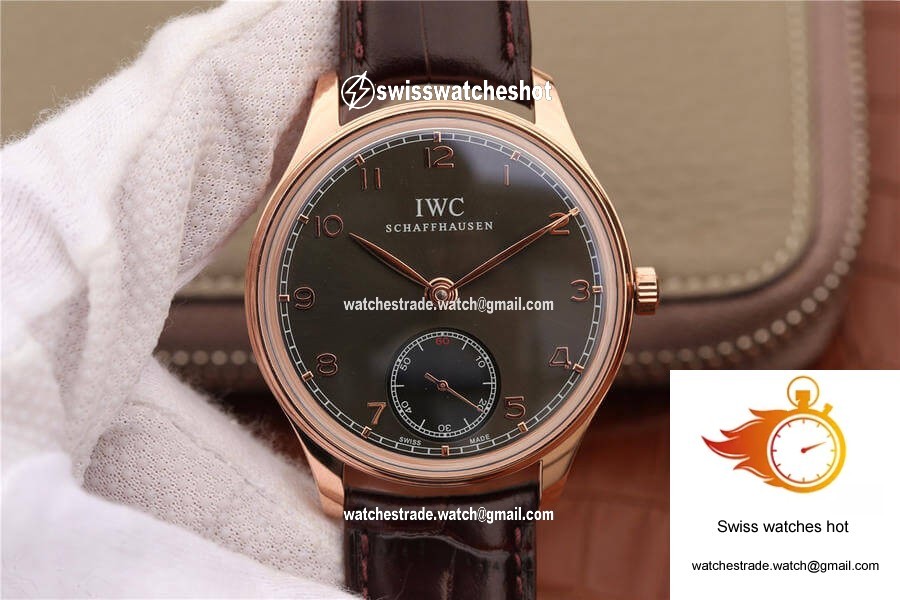 IWC Portuguese IW545406 ZF Factory Brown Dial 1
