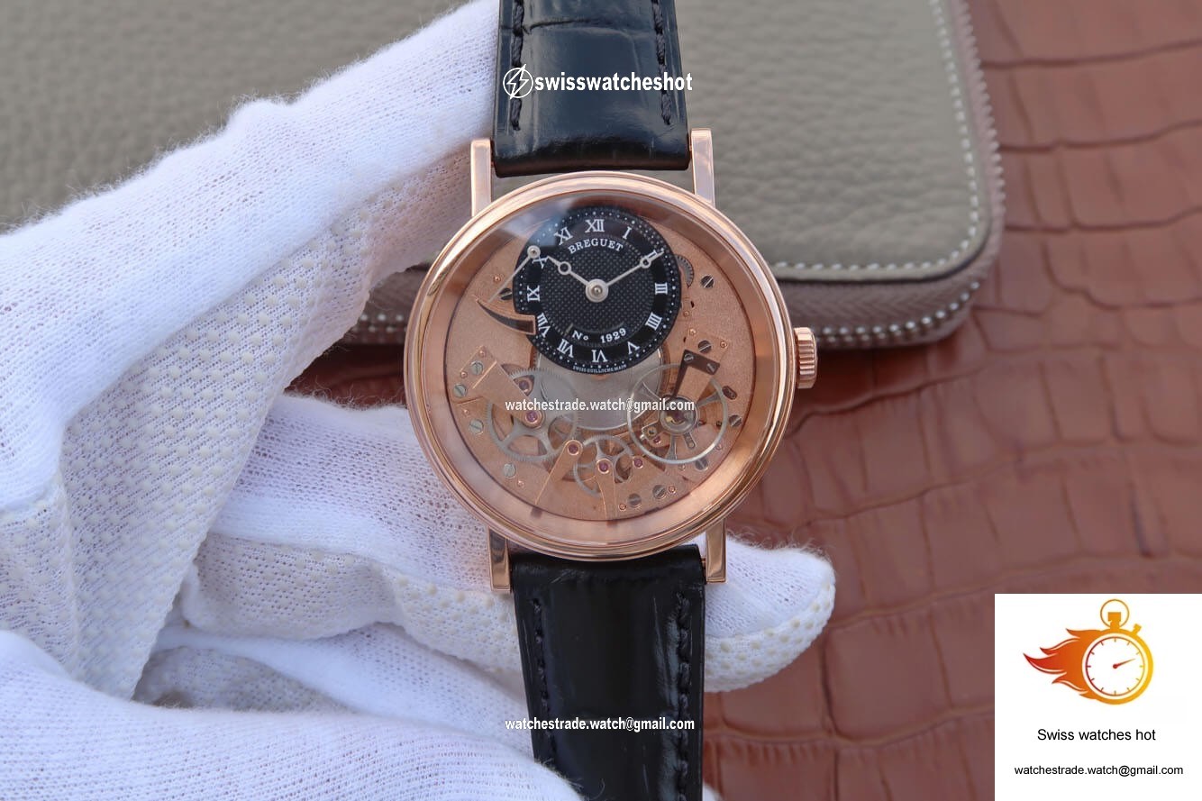 Breguet Tradition 7057BR/R9/9W6 Rose Gold Skeleton Dial 1