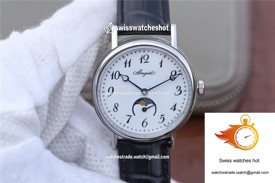 Breguet Classique Moonphase 9087BB/29/964 TW Factory White Dial 1