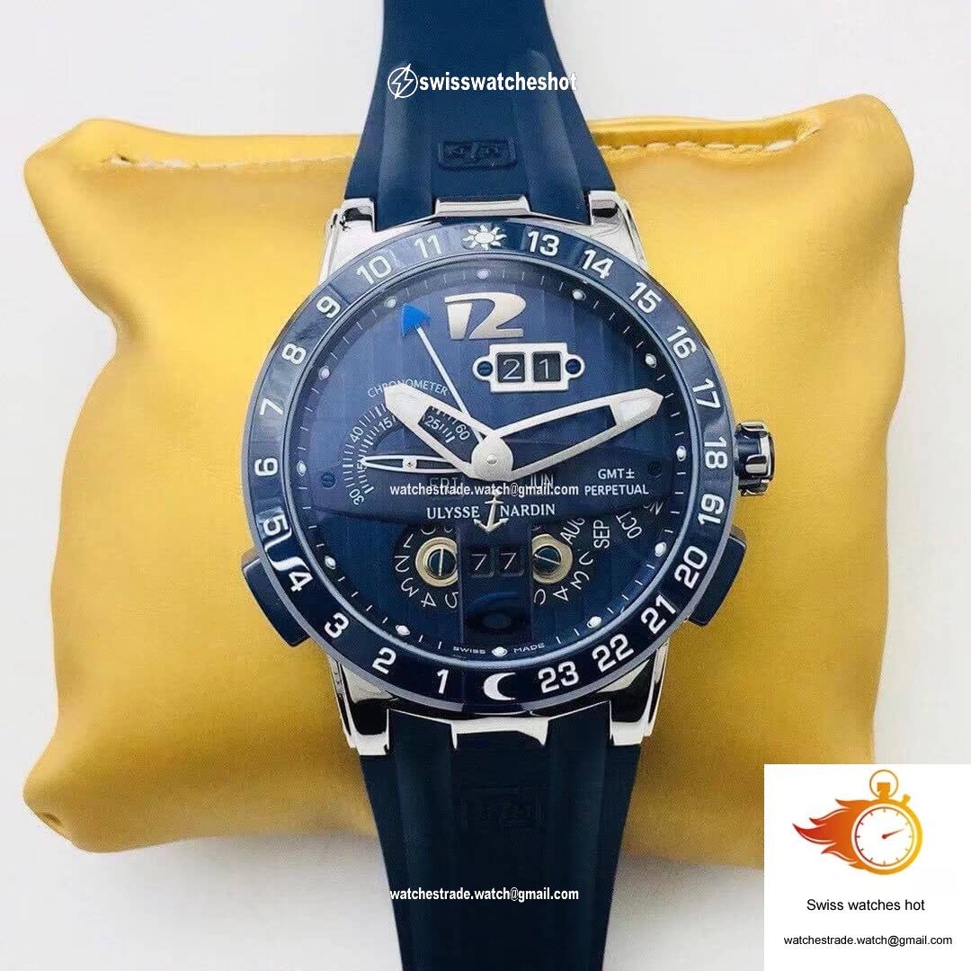 Ulysse Nardin El Toro 320-00/BQ TW Factory Ceramics Blue Dial 1