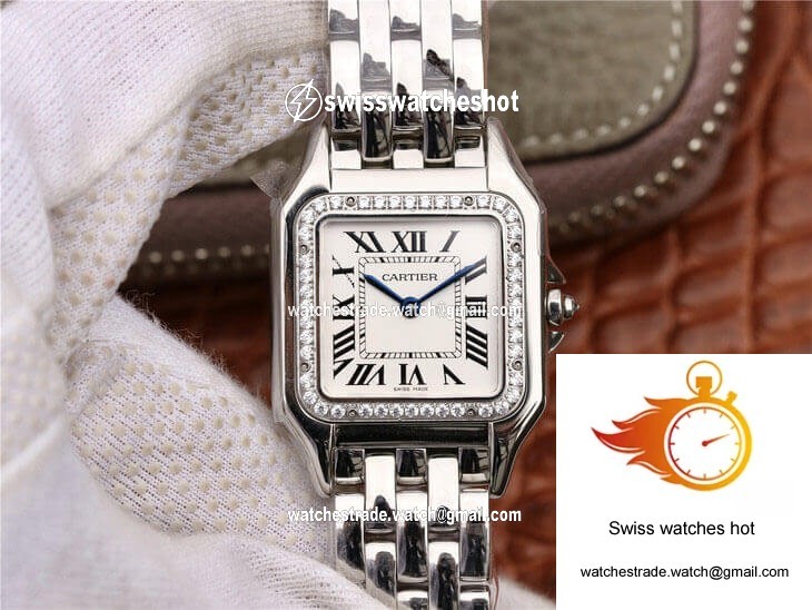 Cartier Panthere De Medium Ladies W4PN0008 GF Factory Silver Dial 1