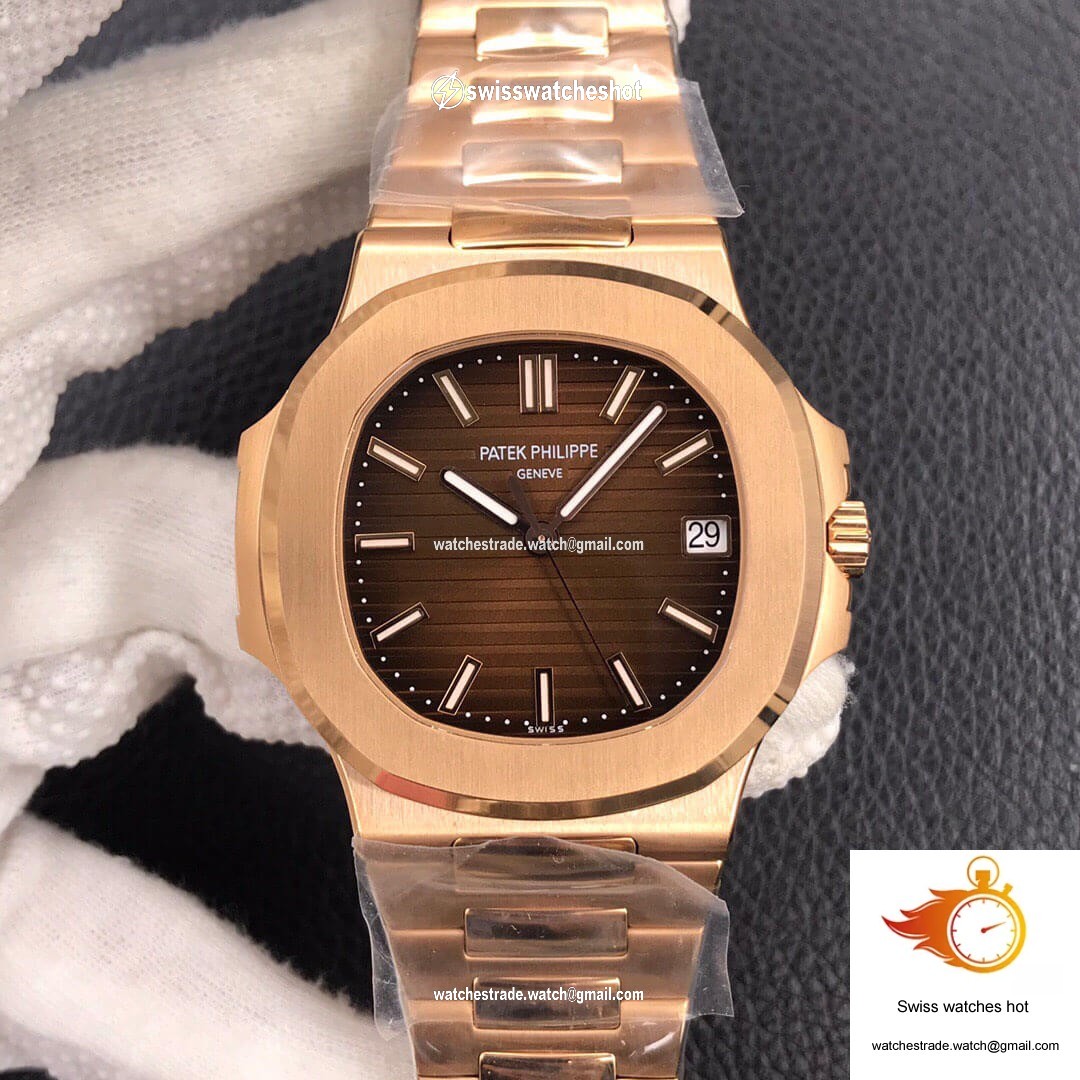 Patek Philippe Nautilus 5711/1R-001 3K Factory Dark Brown Dial 1