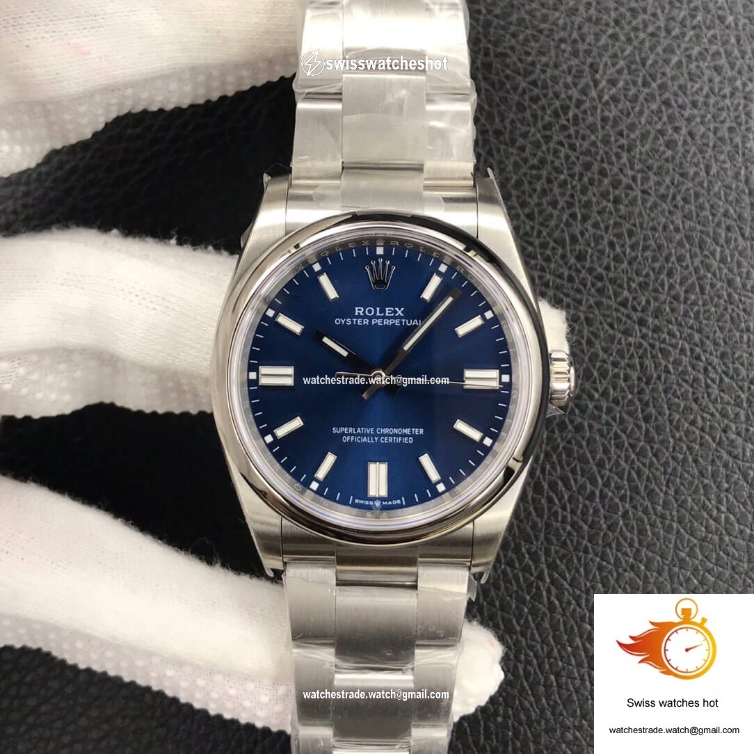 Rolex Oyster Perpetual M126000-0003 36MM EW Factory Blue Dial 1