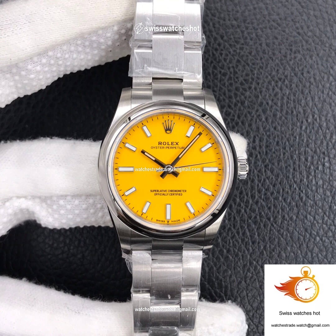 Rolex Oyster Perpetual M277200-0005 31MM EW Factory Yellow Dial 1