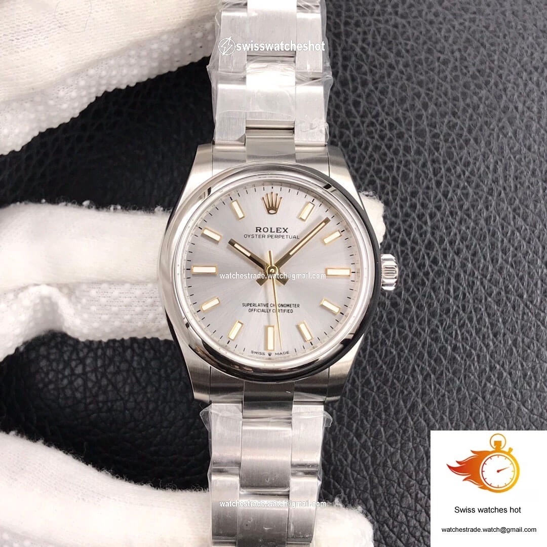 Rolex Oyster Perpetual M277200-0001 31MM EW Factory Silver Dial 1