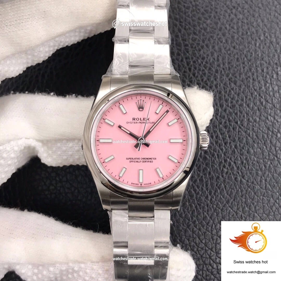 Rolex Oyster Perpetual M277200-0009 31MM EW Factory Candy Pink Dial 1