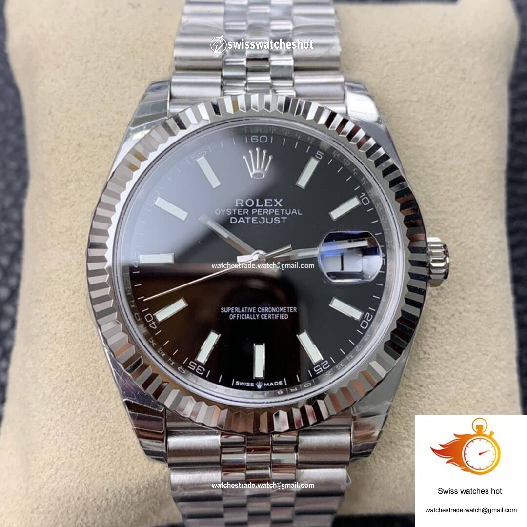 Rolex Datejust M126334-0018 EW Factory Black Dial 1