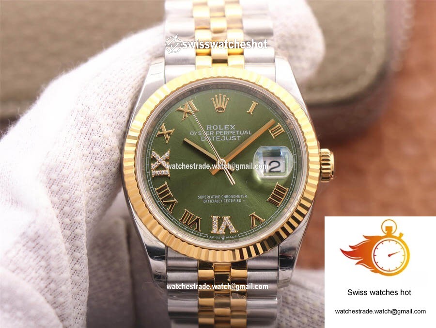 Rolex Datejust M126233-0025 EW Factory Olive Green Dial 1