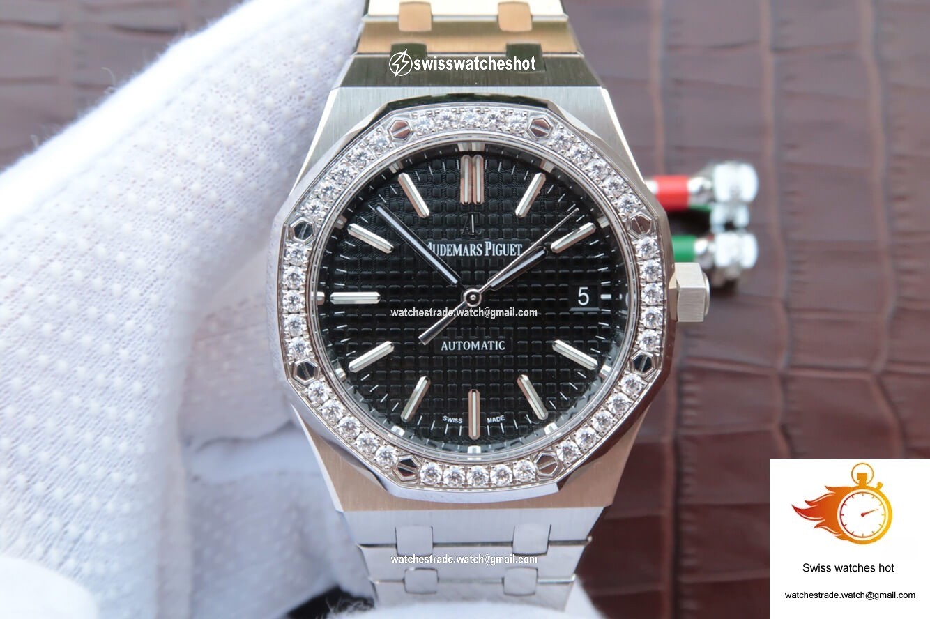 Audemars Piguet Royal Oak 15400/15450 Couple Watch JF Factory Black Dial 1