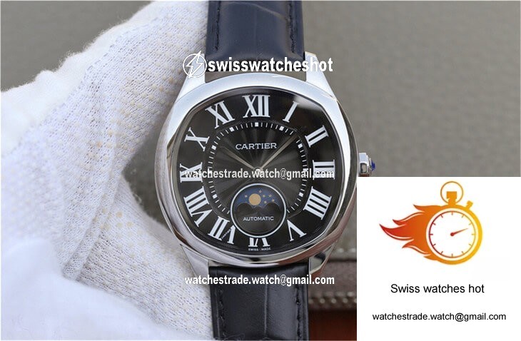 Drive De Cartier Moonphase WGNM0009 Black Dial 1
