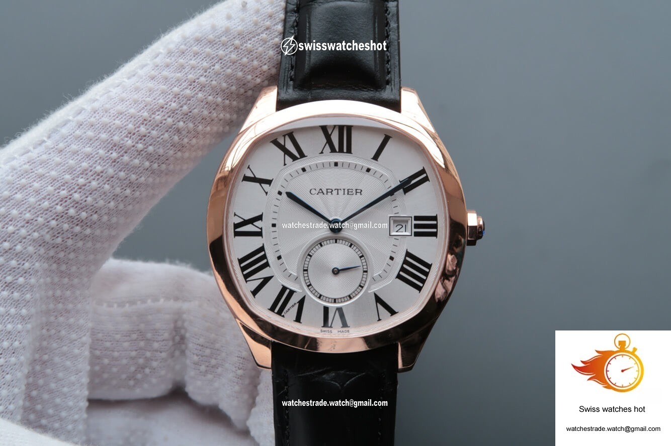 Drive De Cartier WGNM0003 V6 Factory Silver Dial 1