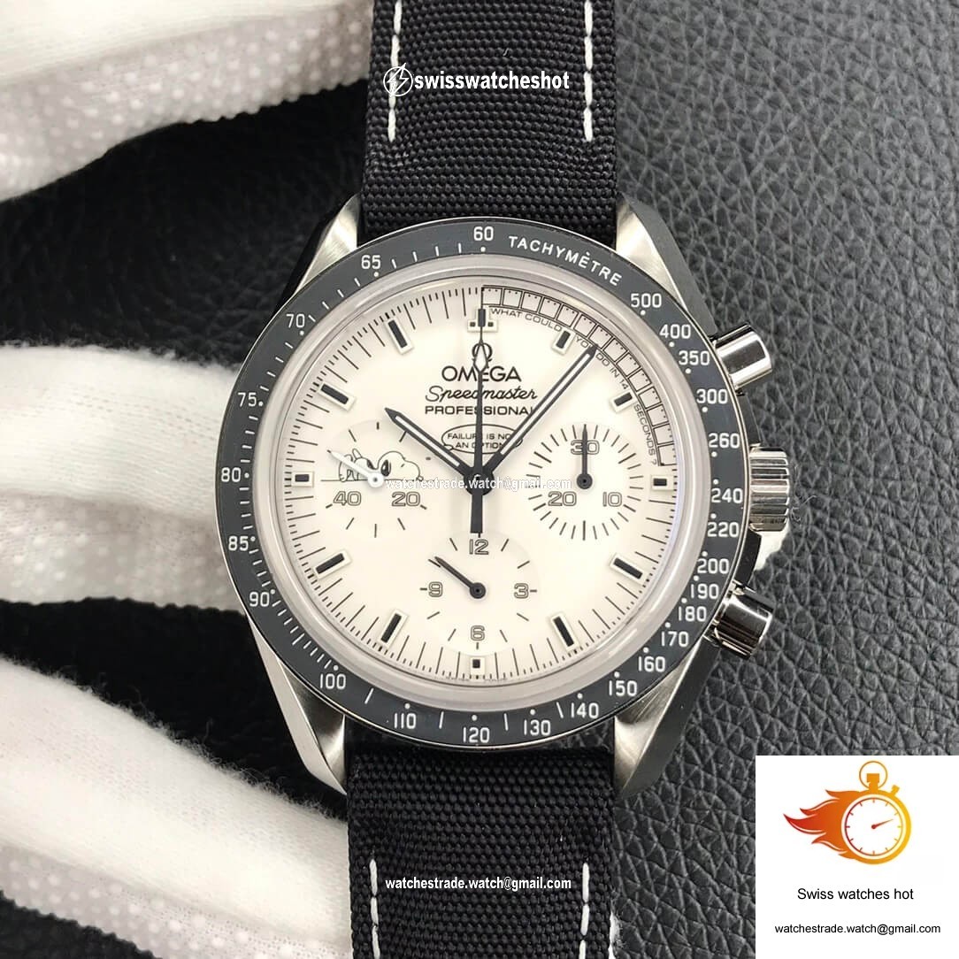 Omega Speedmaster Snoopy Award 311.32.42.30.04.003 OM Factory V2 White Dial 1