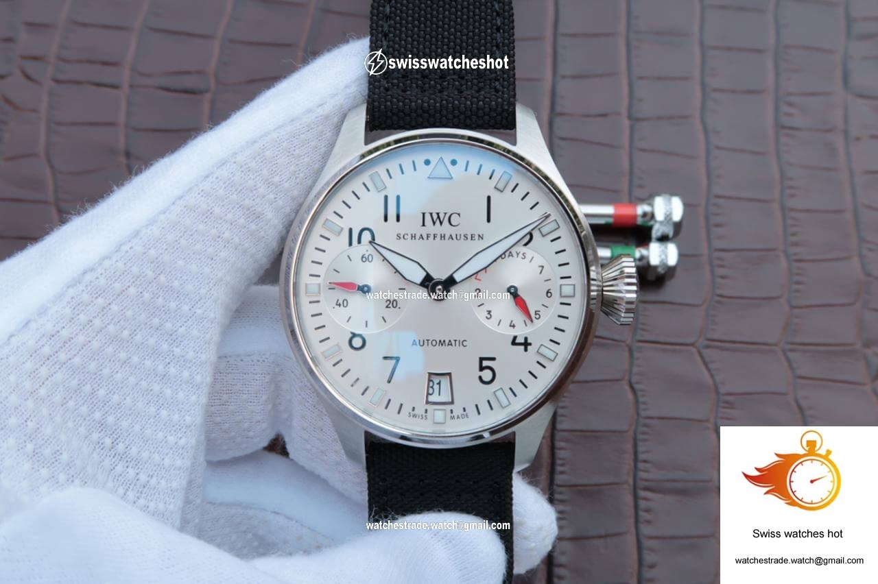 IWC Pilot 3777 Limited Edition ZF Factory White Dial 1