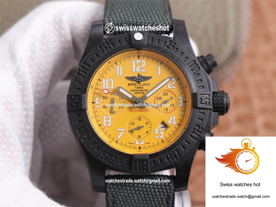 Breitling Avenger Hurricane 12H XB0180E41I1W1 GF Factory V2 Yellow Dial 1