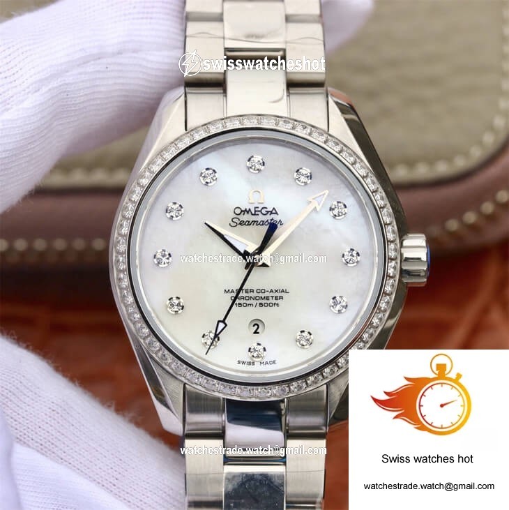 Omega Seamaster 231.15.34.20.55.002 Aqua Terra 150M 3S Factory White Dial 1