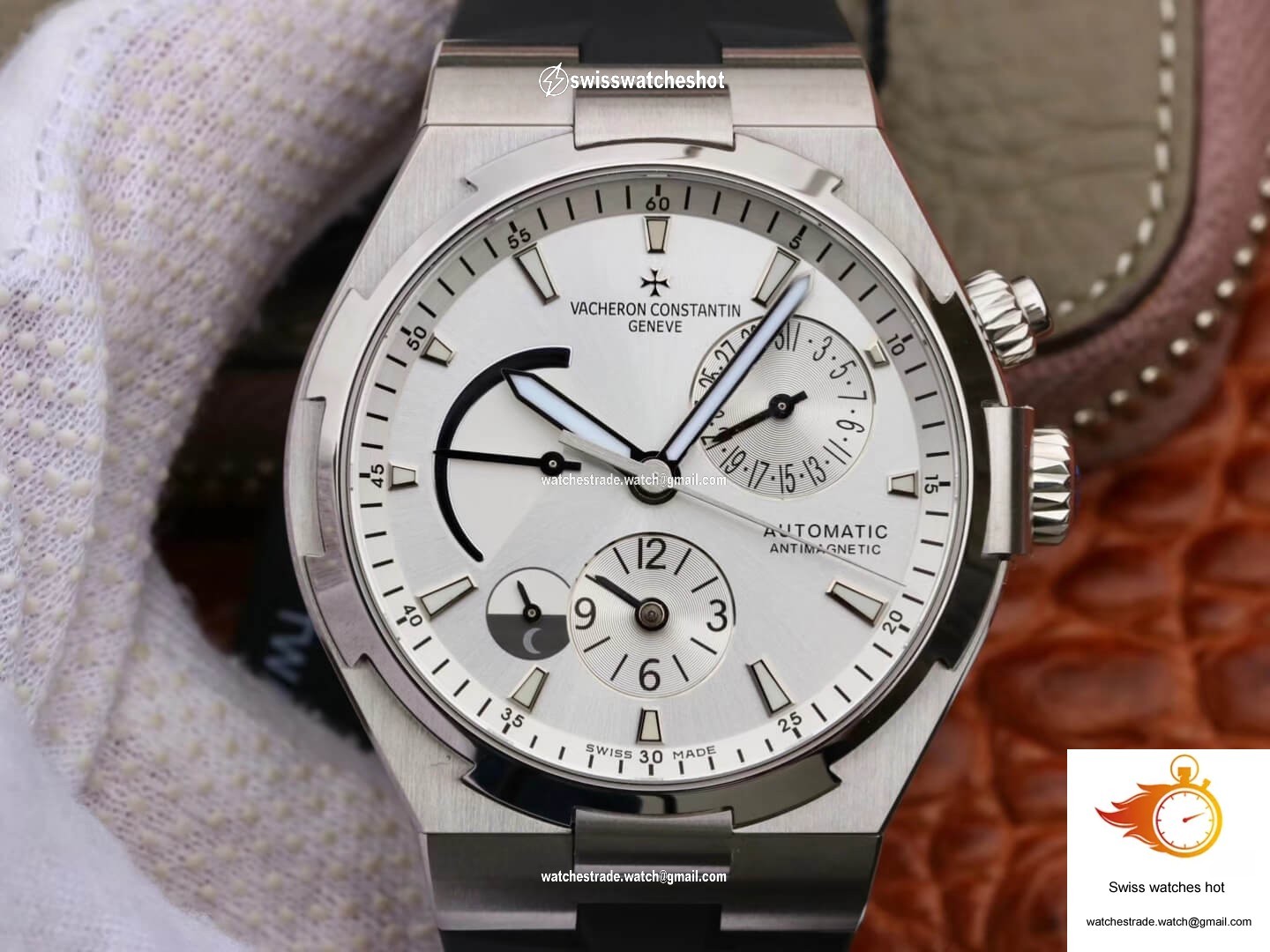 Vacheron Constantin Overseas 47450/B01A-9226 TWA Factory Rubber Strap 1