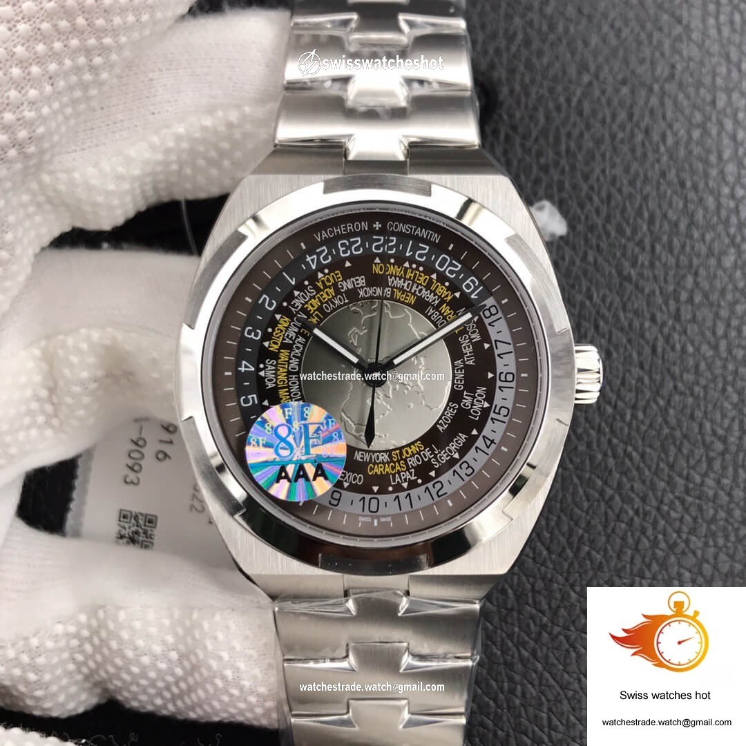 Vacheron Constantin Overseas 7700V/110A-B176 World Time 8F Factory Brown Dial 1