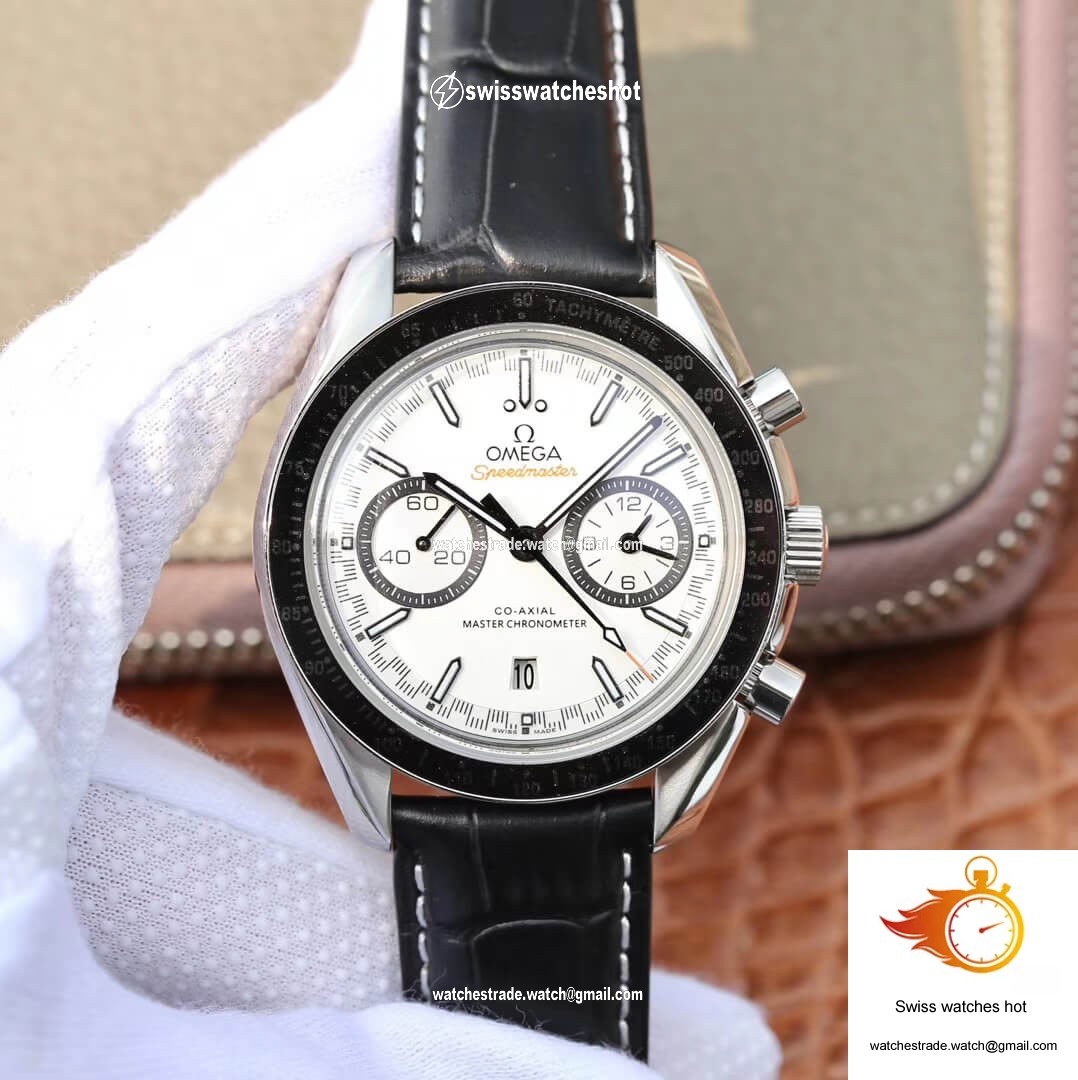 Omega Speedmaster Racing Chronograph 329.33.44.51.04.001 OM Factory White Dial 1