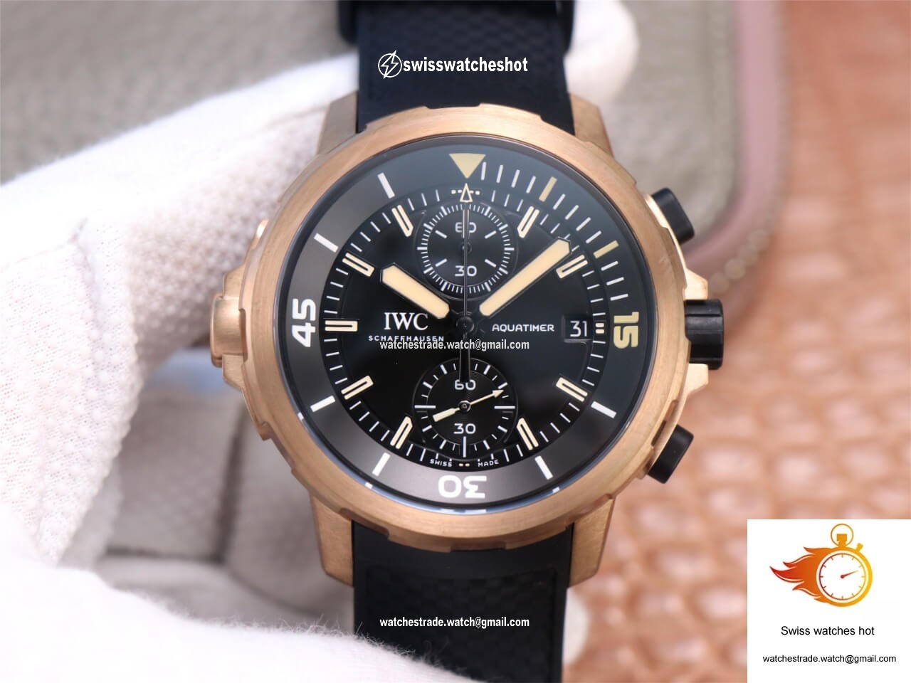 IWC Aquatimer IW379503 Darwin Adventure Tour Special Edition V6 Factory Black Dial 1