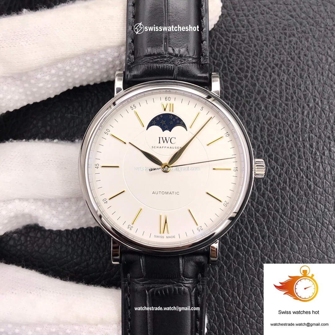 IWC Portofino Moon Phase IW459401 MKS Factory White Dial 1