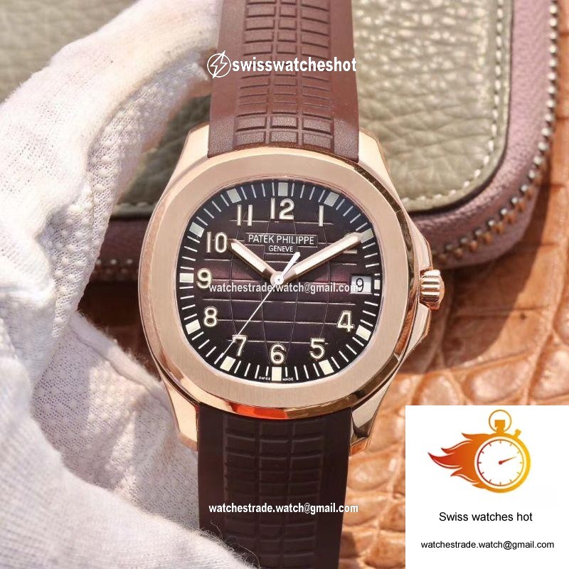 Patek Philippe Aquanaut 5167R-001 40mm ZF Factory Dark Brown Dial 1