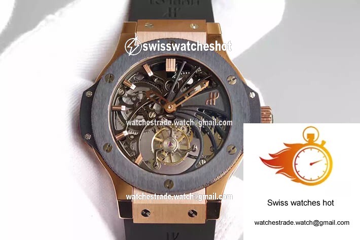 Hublot Big Bang Hollow Tourbillon Skeleton Dial 1