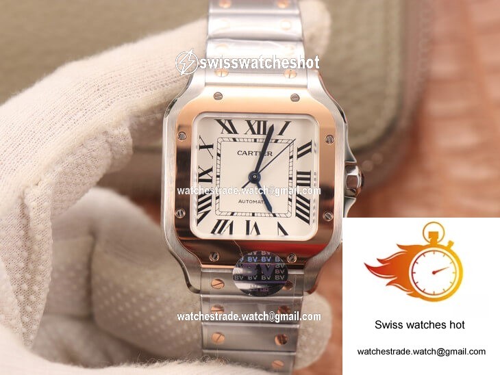 Cartier De Santos W2SA0007 BV Factory White Dial 1