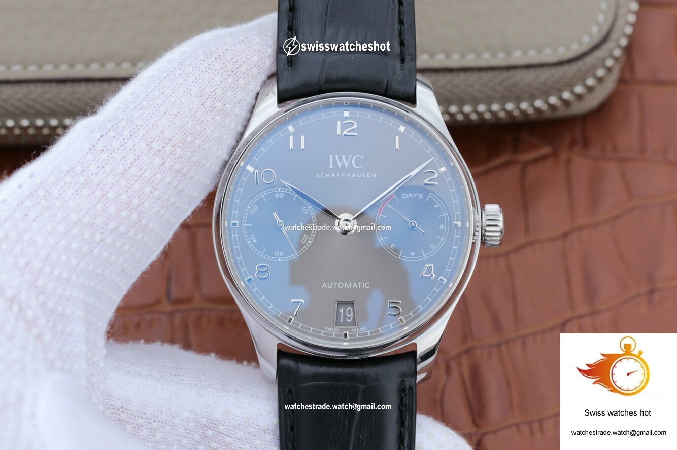 IWC Portuguese IW500705 ZF Factory V5 Light Gray Dial 1