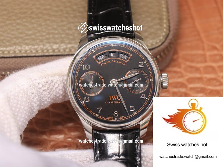 IWC Portugieser Pisa Version YL Factory Black Dial 1