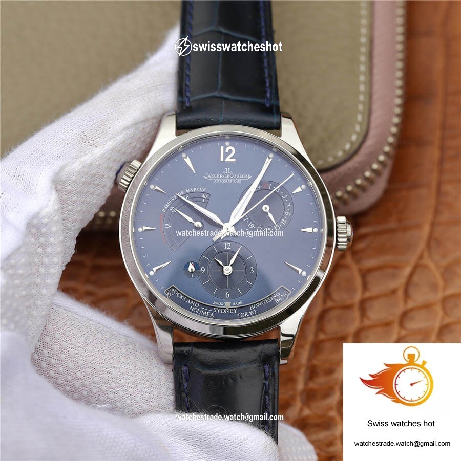 Jaeger LeCoultre Master 1422521 TWA Factory Blue Dial 1