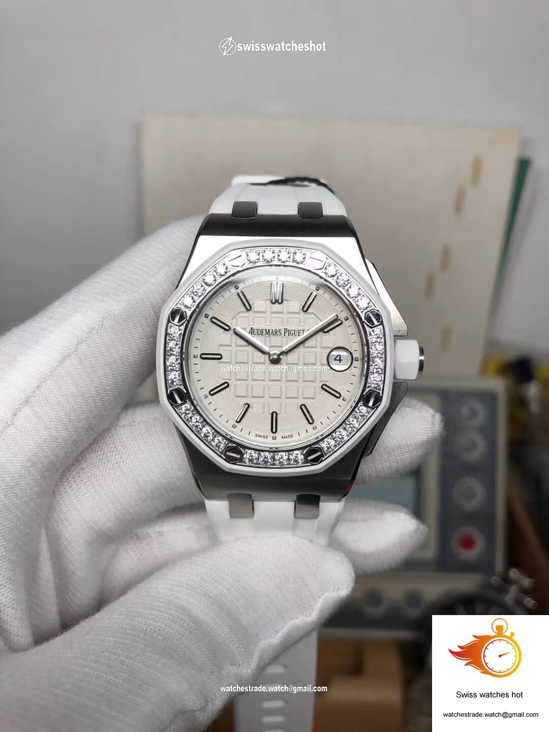Audemars Piguet Royal Oak Offshore 67540SK.ZZ.A010CA.01 White Dial 1