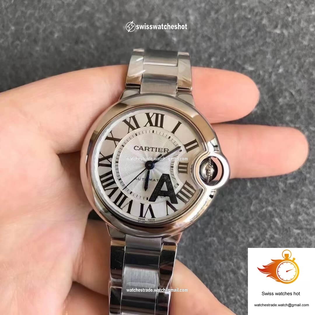 Ballon Bleu De Cartier 33MM W6920071 V6 Factory White Dial 1