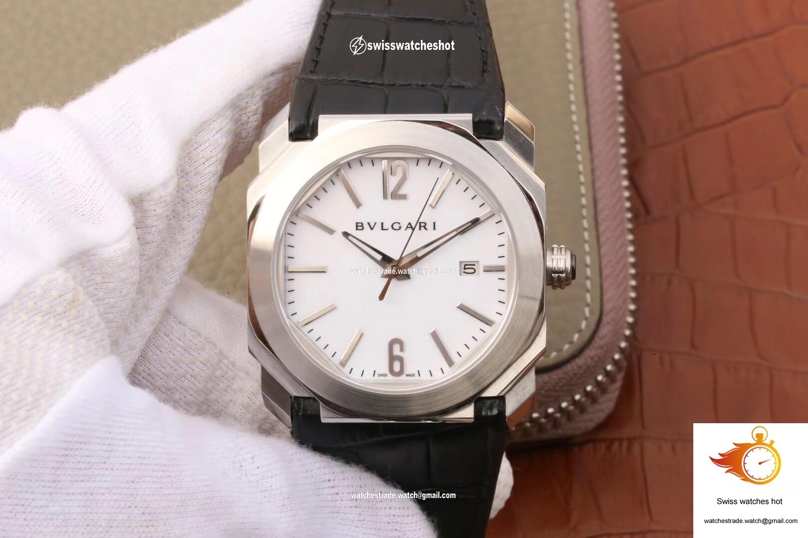 Bvlgari Octo 102779 OC41C6SLD White Dial 1