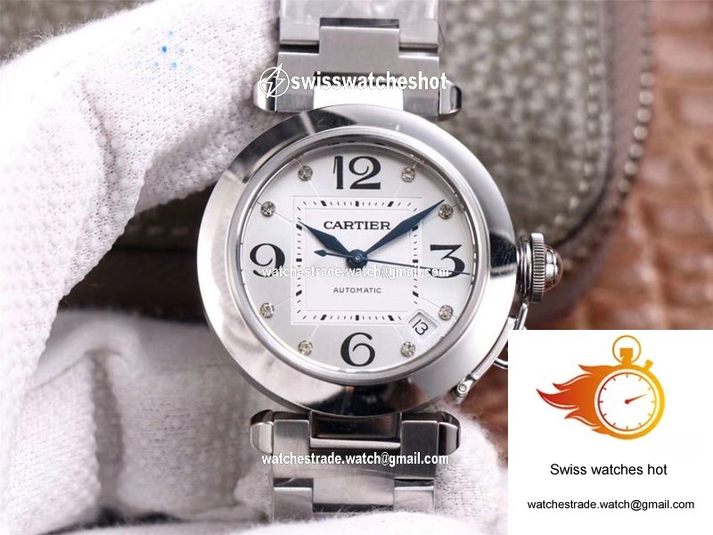 Cartier Pasha W31073M7 V9 Factory Silver Dial 1