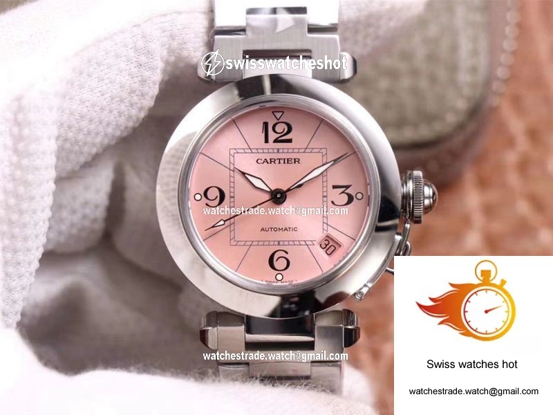 Cartier Pasha W31075M7 V9 Factory Pink Dial 1