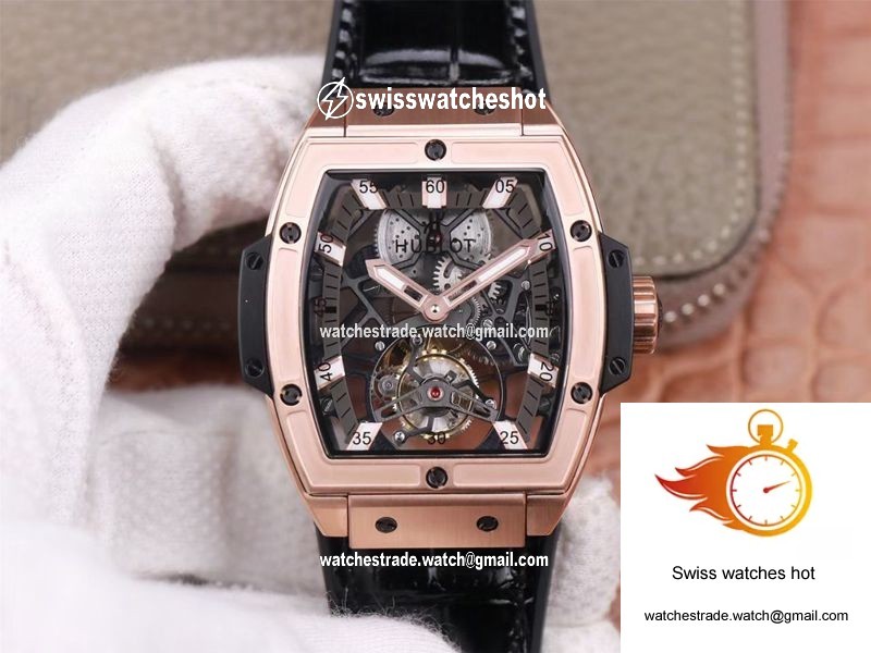 Hublot Masterpiece Tourbillon 906.OX.0123.VR.AES13 JB Factory Rose Gold White Hour 1