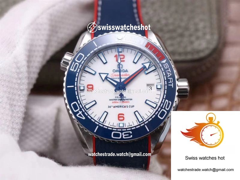 Omega Seamaster Planet Ocean 36th America’s Cup Limited Edition VS Factory White Dial 1