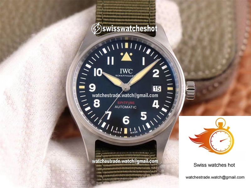 IWC Pilot Spitfire IW326801 MKS Factory Black Dial 1