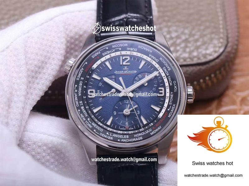 Jaeger LeCoultre Polaris Geographic WT 904847Z ZF Factory Blue Black Gradient Dial 1
