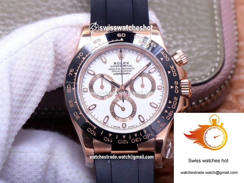 Rolex Daytona M116515LN-0019 Noob Factory White Dial 4130 Movement 1