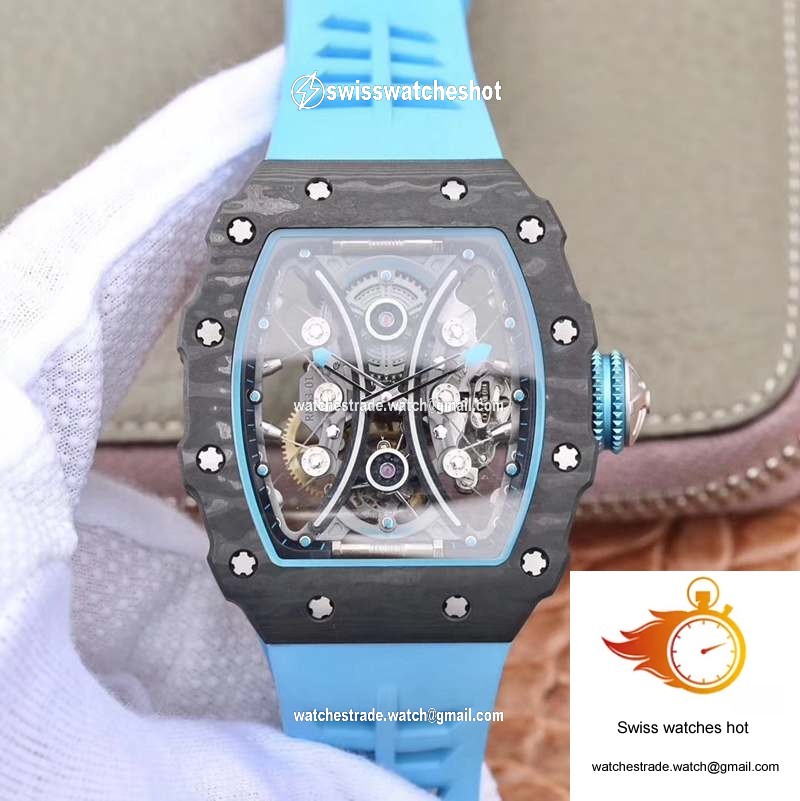 Richard Mille RM53-01 Tourbillon Pablo Mac Donough JB Factory Black Hollow dial 1