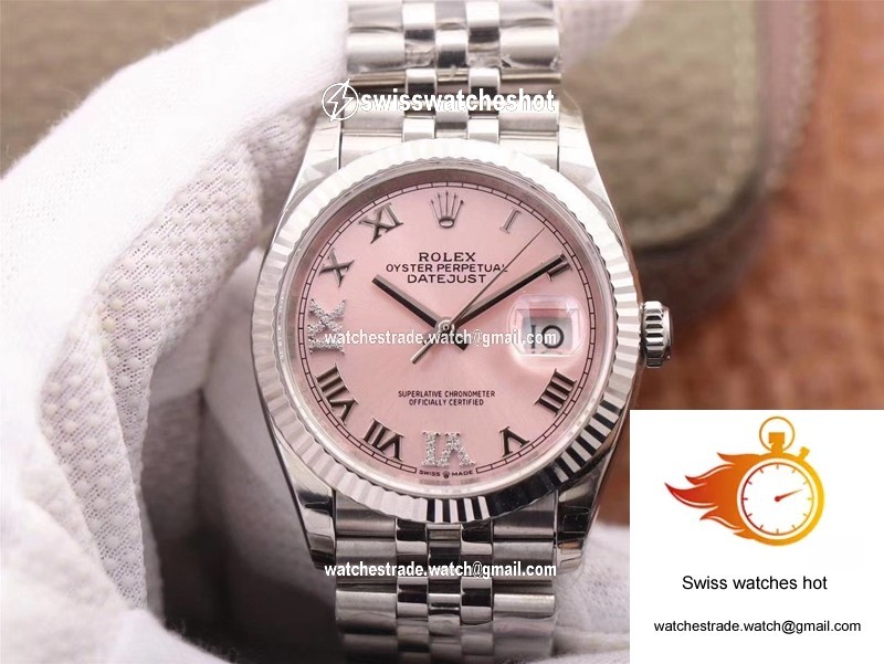 Rolex Datejust M126234-0031 EW Factory Pink Dial 1