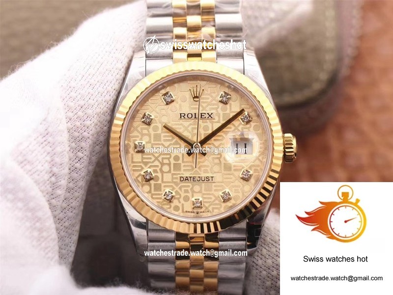 Rolex Datejust M126233-0033 EW Factory Champagne Dial 1