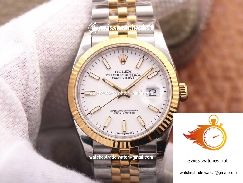 Rolex Datejust M126233-0019 EW Factory White Dial 1